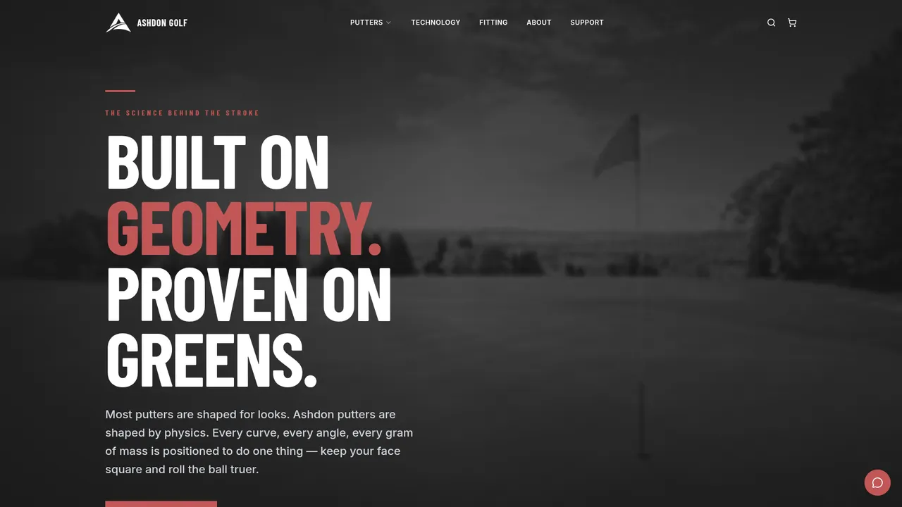 Ashdon Golf technology page